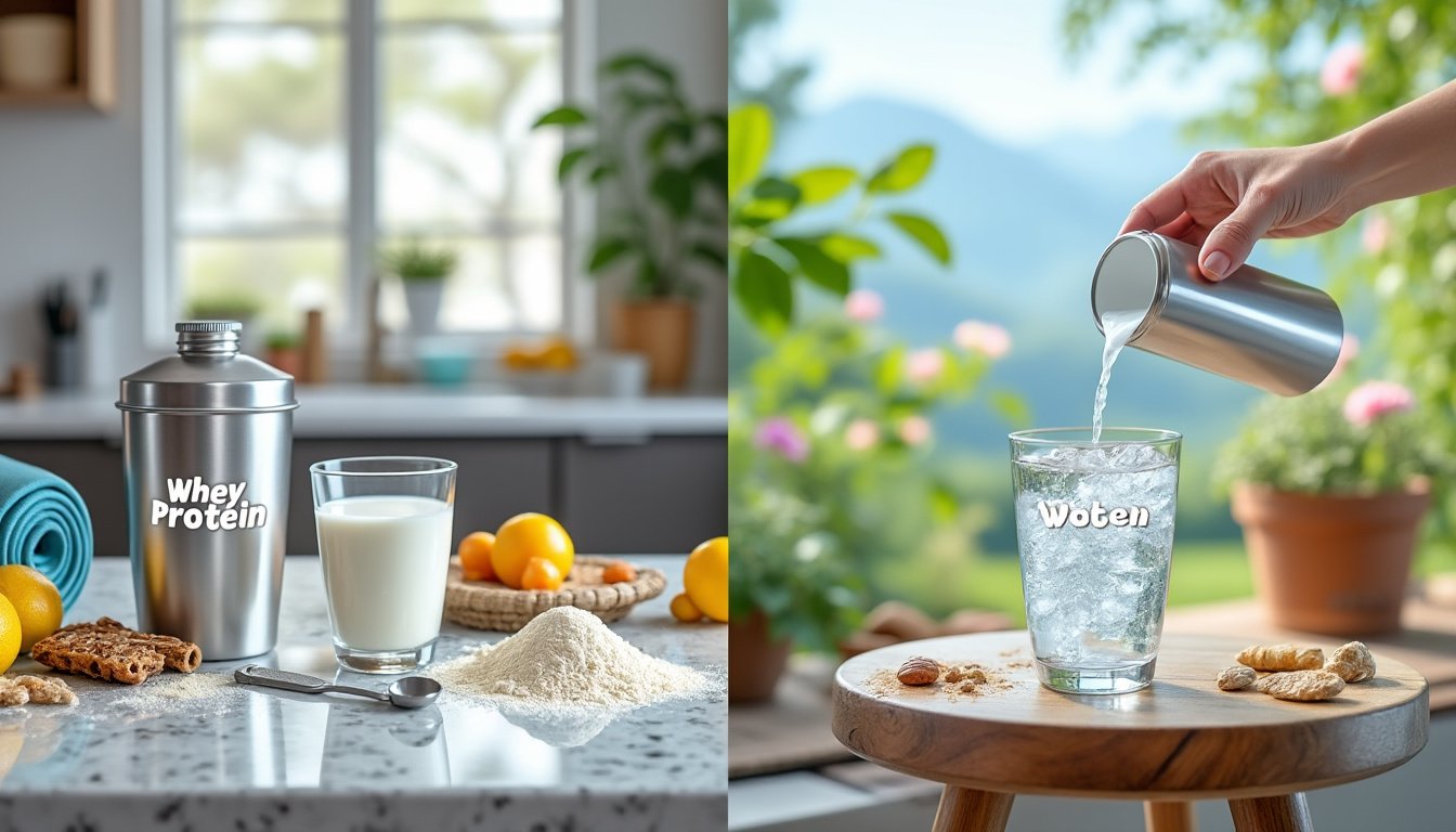 découvrez les avantages et inconvénients de mélanger la whey avec du lait ou de l'eau. cette article vous guide pour choisir la meilleure option en fonction de vos objectifs sportifs et de votre goût personnel.